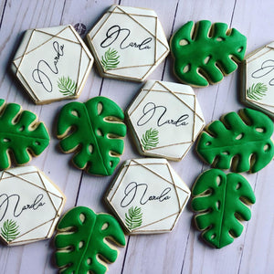 Tropical Birthday theme Cookies