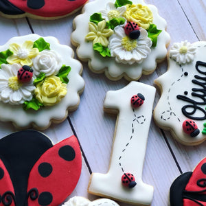 Ladybug Theme Cookies