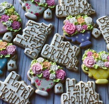 Load image into Gallery viewer, Teacups Birthday Theme Cookies