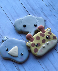 Safari Animal faces Cookies