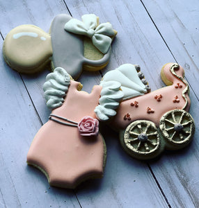 Girl Baby shower cookies