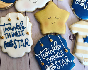 Baby shower cookies