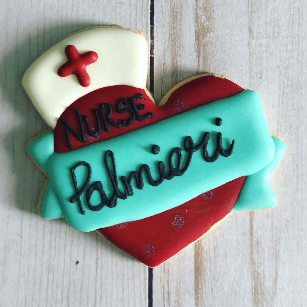 Nursing theme cookies gift