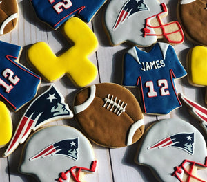 Football theme cookies