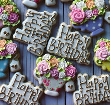 Load image into Gallery viewer, Teacups Birthday Theme Cookies