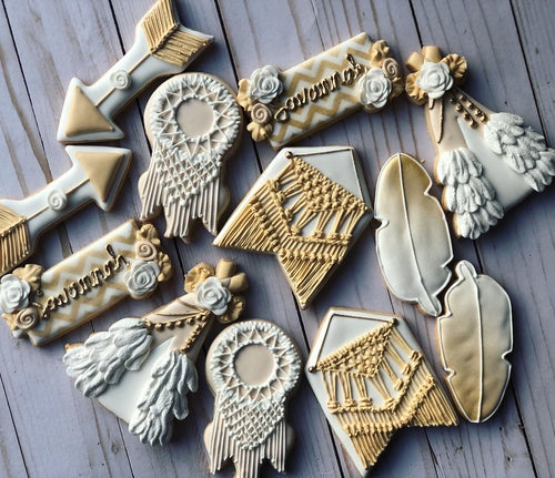Boho cookies theme