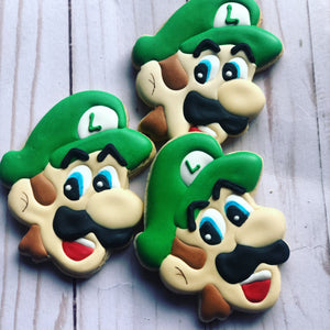 Mario and Luigi theme Cookies