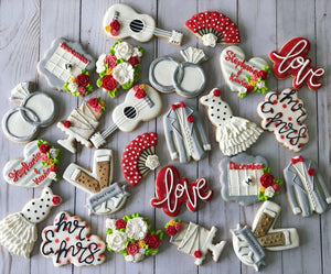 Flamenco Wedding cookies