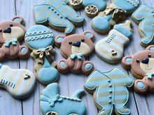 Load image into Gallery viewer, Bear Baby shower cookies