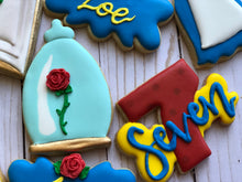 Load image into Gallery viewer, Beauty and the Beast Princess Cookies