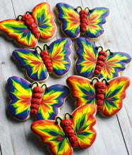 Load image into Gallery viewer, Tie dye Butterflies Cookies