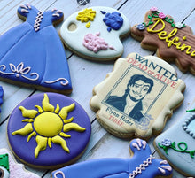 Load image into Gallery viewer, Rapunzel Princess Cookies