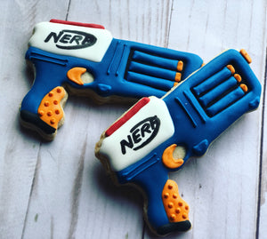 Nerf gun Cookies