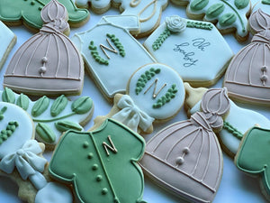 Natural Baby shower cookies