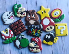 Load image into Gallery viewer, Mario Bro theme Cookies