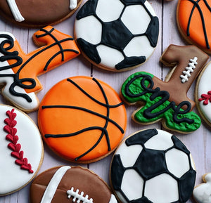 Sport theme cookies