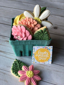 Mother Day basket cookies