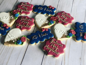 Bridal shower cookies