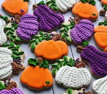 Load image into Gallery viewer, Pumpkin theme Cookies