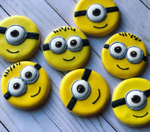 Load image into Gallery viewer, Minion theme cookies