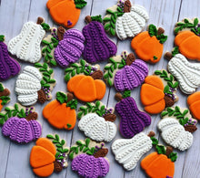 Load image into Gallery viewer, Pumpkin theme Cookies