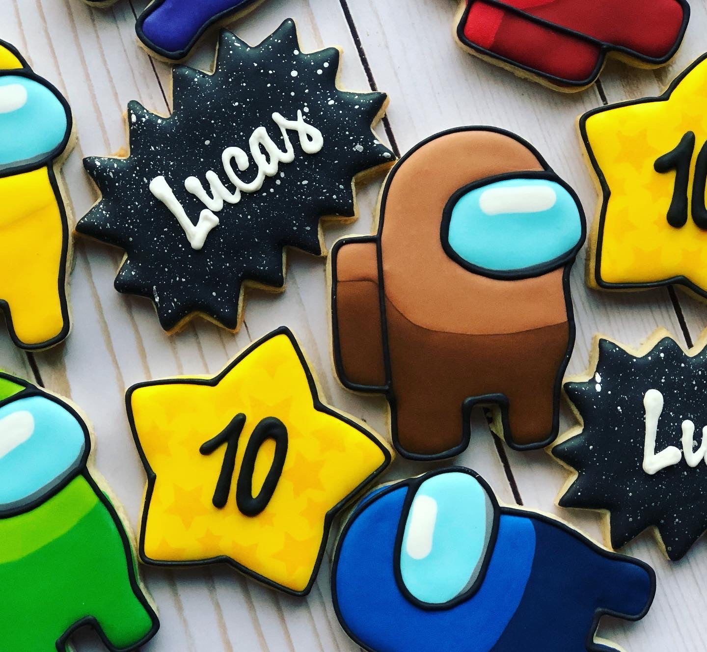 Among us theme Cookies – Luli Sweet Shop