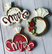 Load image into Gallery viewer, Wedding Bridal shower cookies