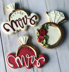 Wedding Bridal shower cookies