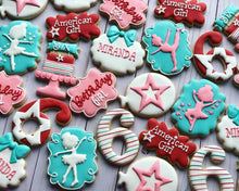 Load image into Gallery viewer, Ballerina American doll Cookies