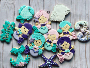 Mermaid theme Cookies