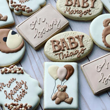Load image into Gallery viewer, Bear Baby shower cookies