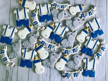 Load image into Gallery viewer, Elephant theme Baby shower cookies