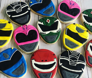 Gingerbread Power Rangers Power Rangers Theme Cookies – Luli Sweet Shop