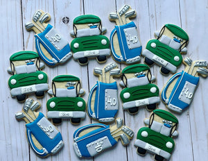 Golf theme cookies