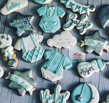 Load image into Gallery viewer, Boy Baby shower cookies