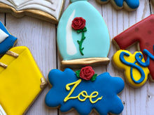 Load image into Gallery viewer, Beauty and the Beast Princess Cookies