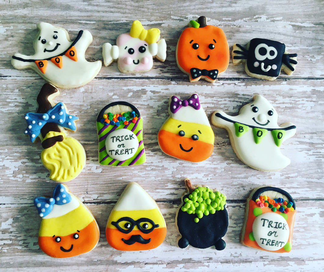 Mini Halloween cookie theme