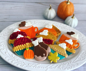 Thanksgiving food theme Cookies