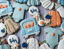 Load image into Gallery viewer, Autumn Baby shower cookies