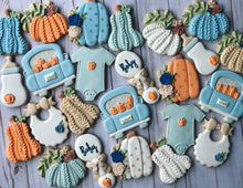 Load image into Gallery viewer, Autumn Baby shower cookies