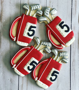 Red Golf theme cookies
