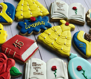 Beauty and the Beast Princess Cookies