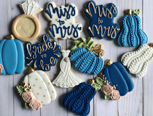 Load image into Gallery viewer, Wedding Bridal shower cookies