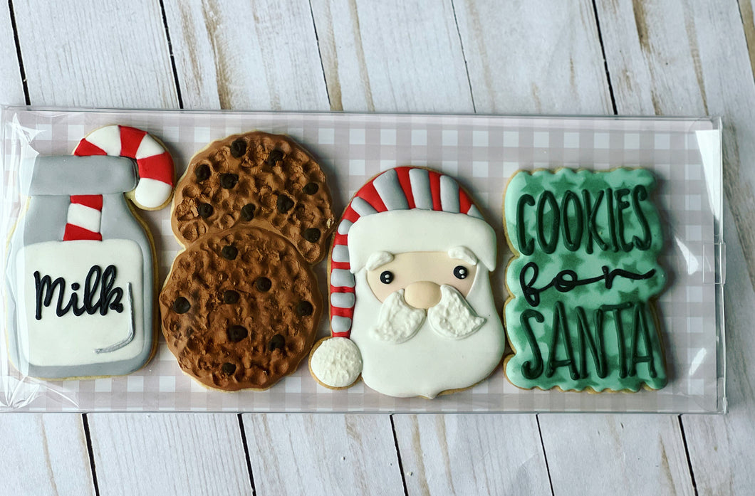 Santa Christmas Cookies gift set