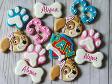 Load image into Gallery viewer, Paw patrol girl theme Cookies