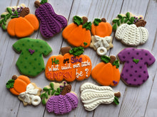 Load image into Gallery viewer, Pumpkin Baby shower cookies