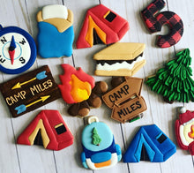Load image into Gallery viewer, Camping Theme Cookies