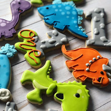 Load image into Gallery viewer, Dinosaur Cookies