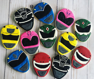 Power Rangers Theme Cookies