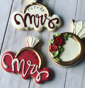 Wedding Bridal shower cookies